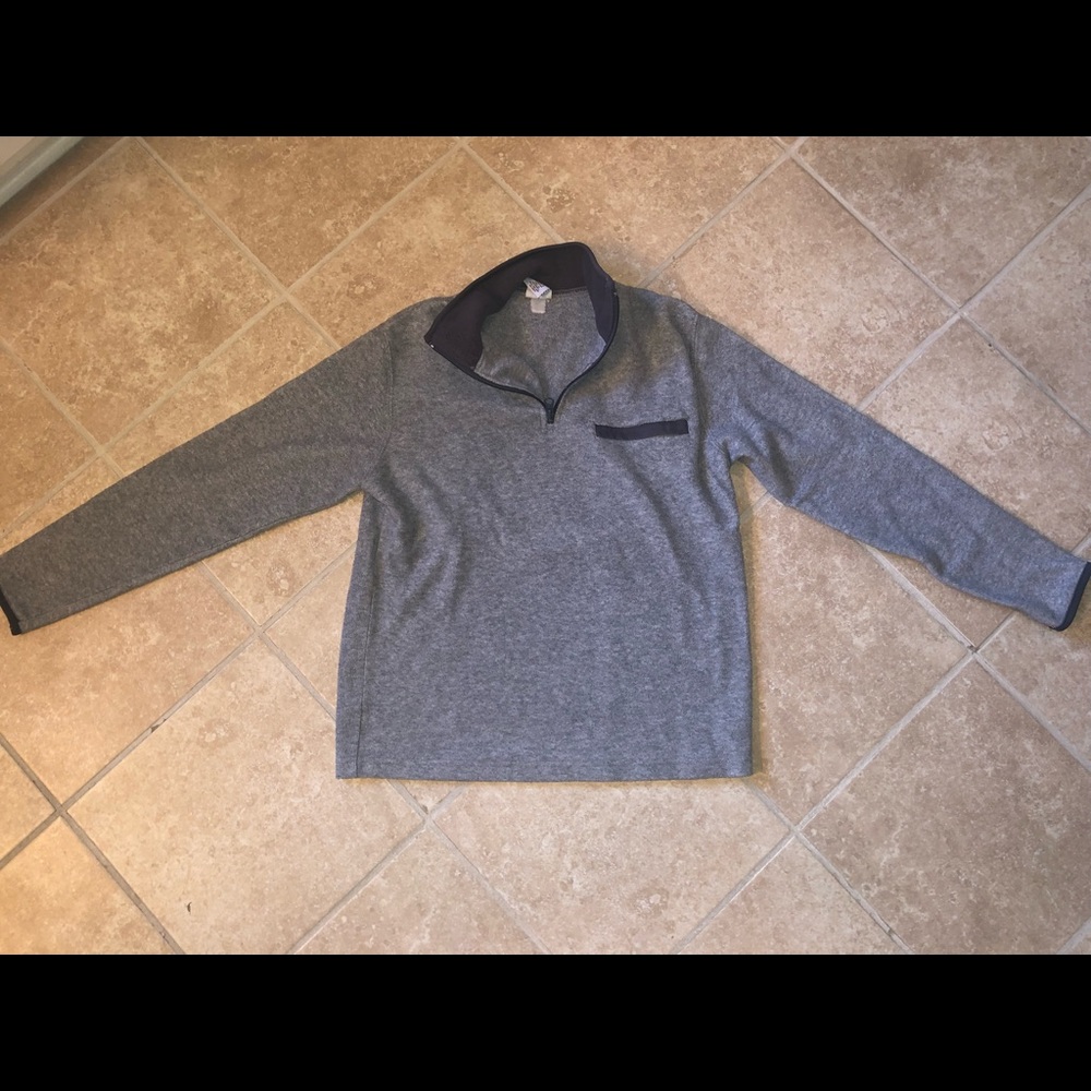 Gray Quarter Zip Jacket